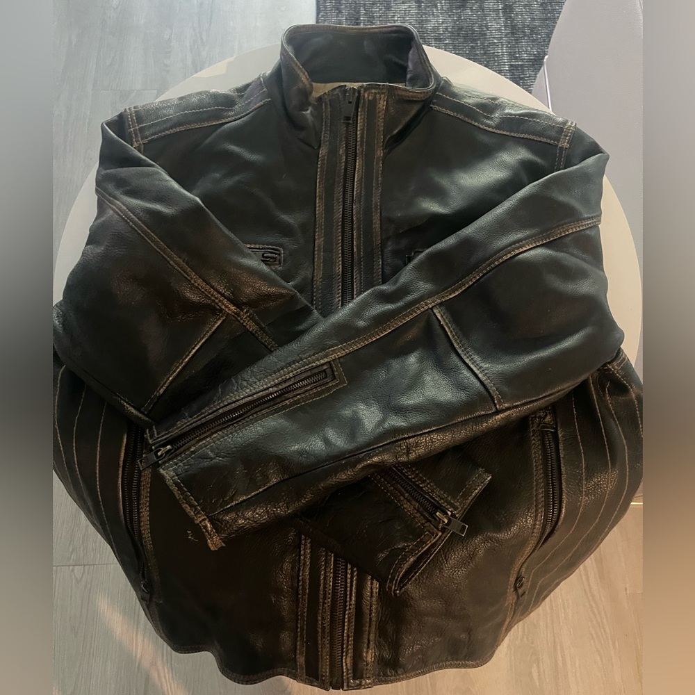Marc New York Leather Jacket XL